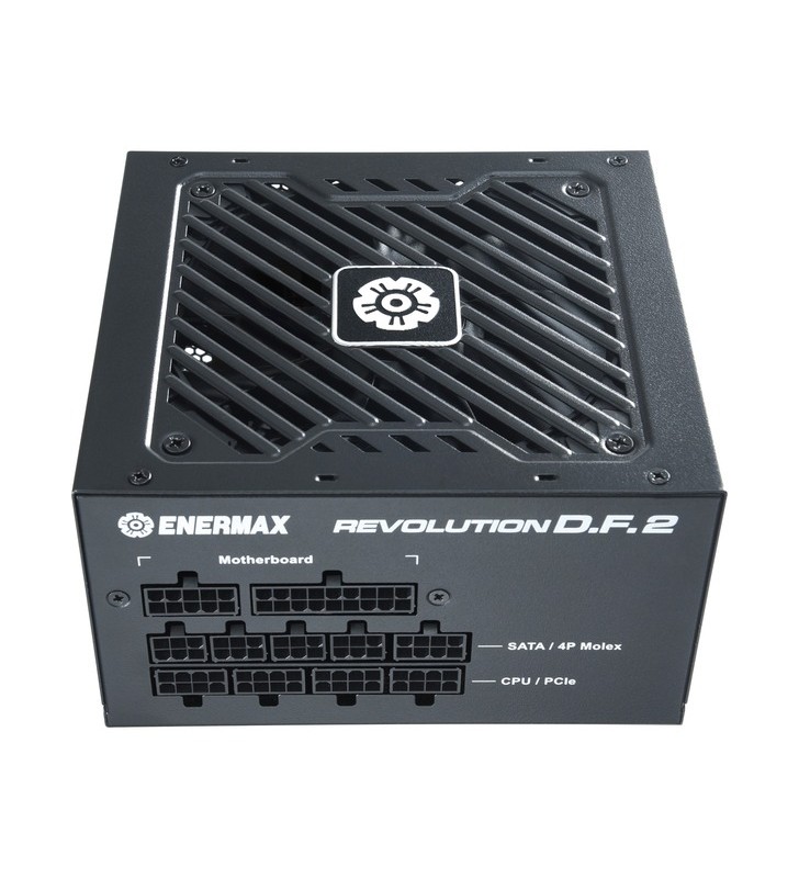 Enermax REVOLUTION DF2 1050W, sursa PC (negru, management cablu, 1050 wați)