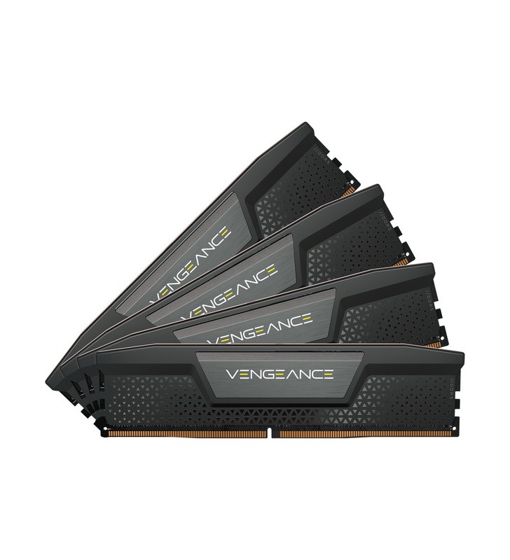 Corsair DIMM 64 GB DDR5-6200 (4x 16 GB) kit quad, memorie (negru, CMK64GX5M4B6200C32, Vengeance DDR5, XMP)
