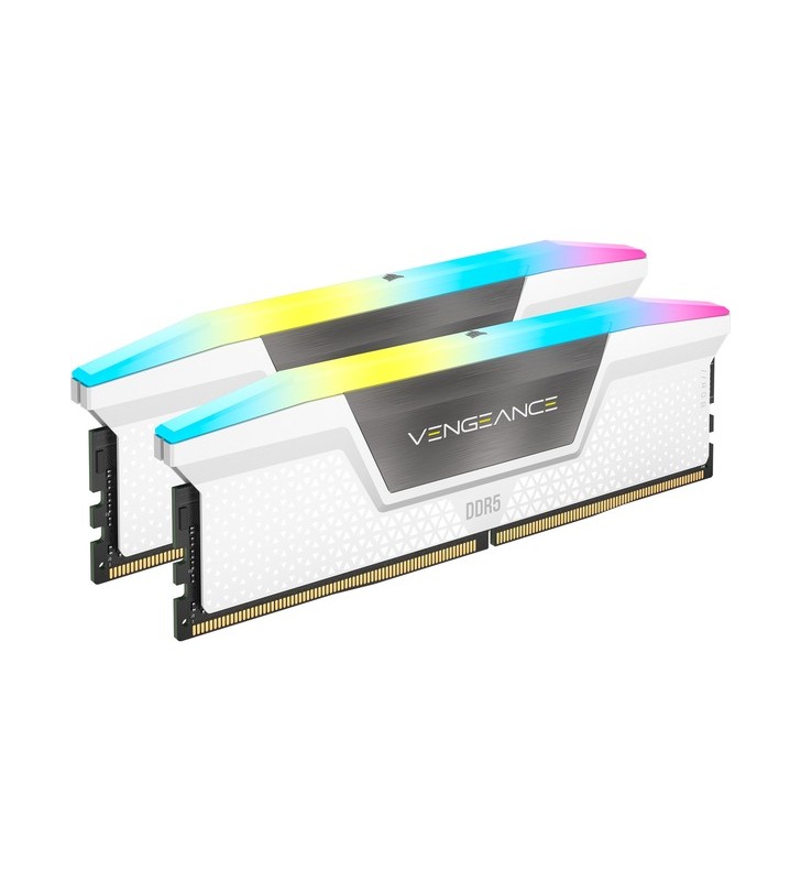 Corsair DIMM 64 GB DDR5-5200 (2x 32 GB) kit dual, memorie (alb, CMH64GX5M2B5200C40W, Vengeance RGB, XMP)