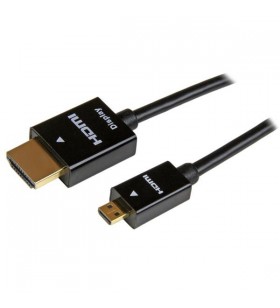 Startech.com 5m, hdmi - hdmi micro cablu hdmi hdmi tip a (standard) hdmi tip d (micro) negru