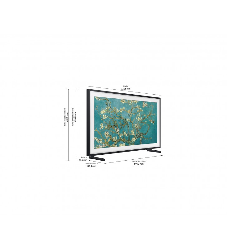 Samsung The Frame GQ32LS03CBU 81,3 cm (32") 4K Ultra HD Smart TV Wi-Fi Negru