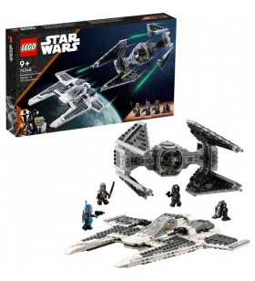 Jucărie de construcție LEGO 75348 Star Wars Mandalorian Fang Fighter vs TIE Interceptor