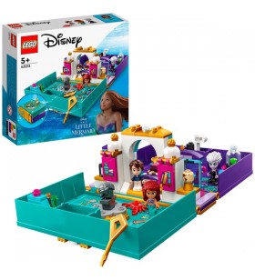 Jucărie de construcție LEGO 43213 Prințesa Disney, Cartea de povești Mica Sirenă