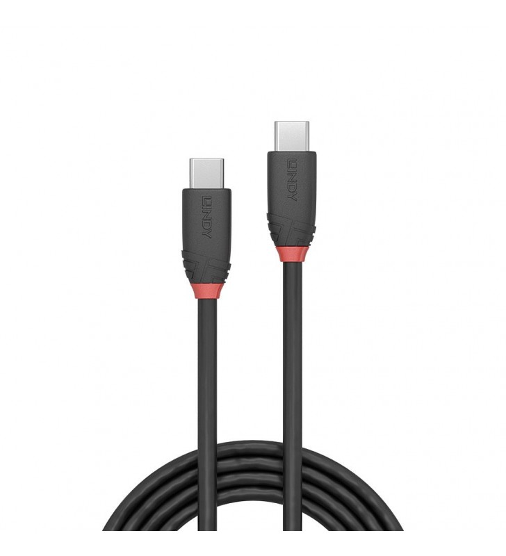 Lindy 36905 cabluri USB 0,5 m USB 3.2 Gen 1 (3.1 Gen 1) USB C Negru