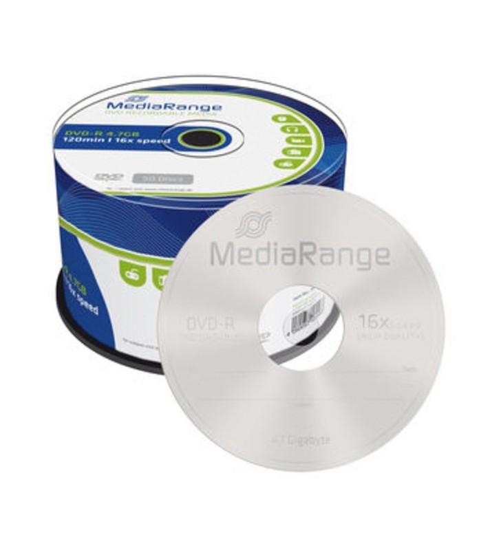MediaRange DVD-R 4,7 GB, DVD-uri goale (16x, 50 bucăți)