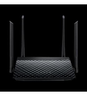 Asus rt-n19 n600 router wireless bandă unică (2.4 ghz) fast ethernet negru