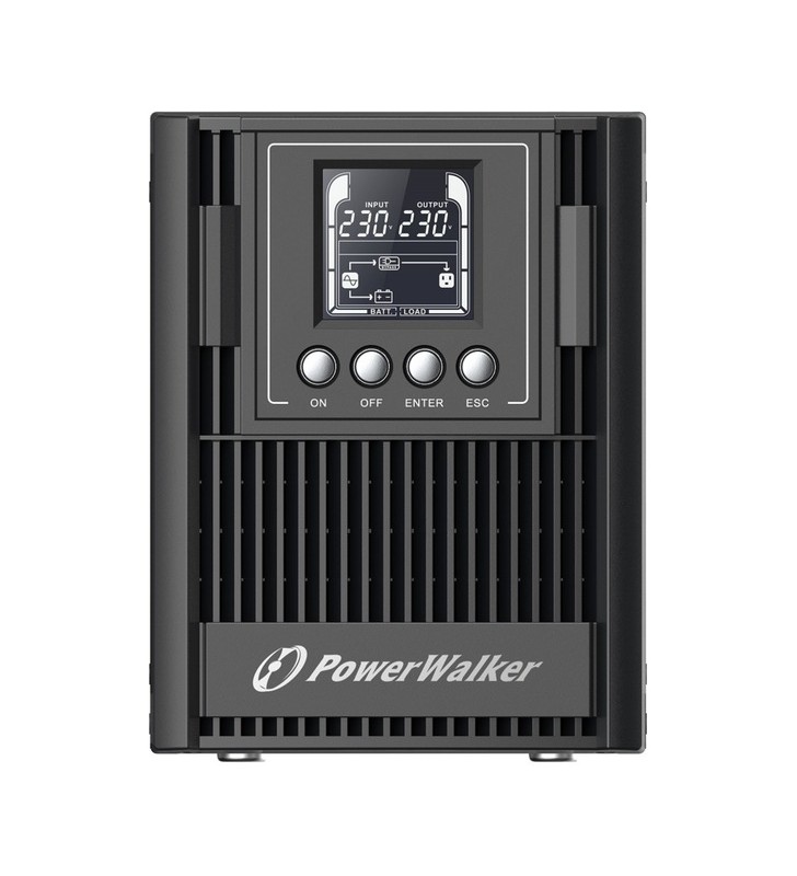 BlueWalker PowerWalker VFI 1000 AT, UPS (negru, 3x contact de protecție)