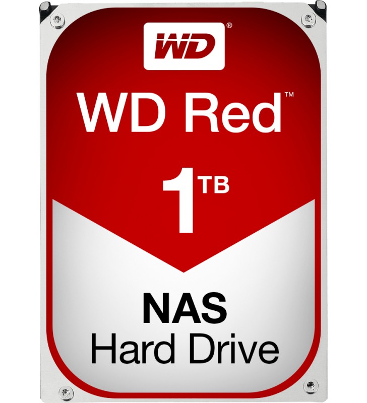 HDD WD 1TB, 5400  64MB S-ATA3 pt. NAS, RED, "WD10EFRX "