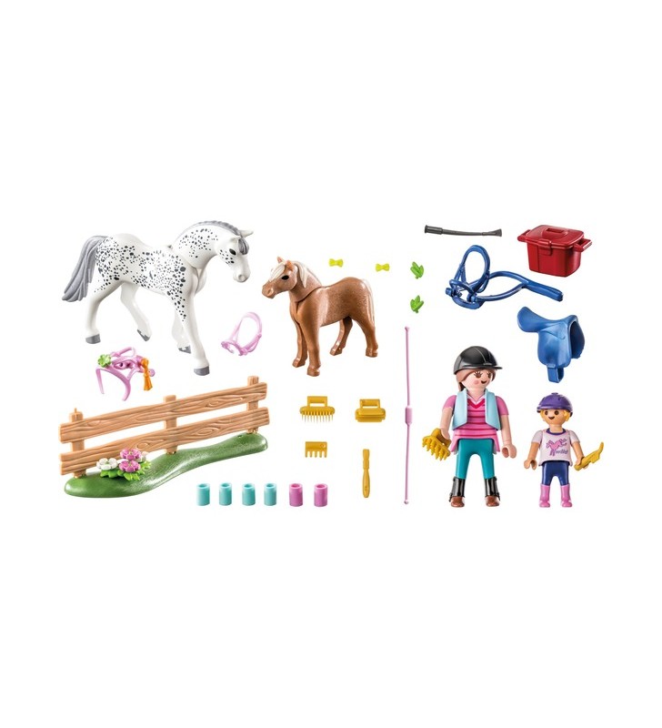 PLAYMOBIL 71259 Country Starter Pack Jucărie de construcție pentru îngrijirea cailor