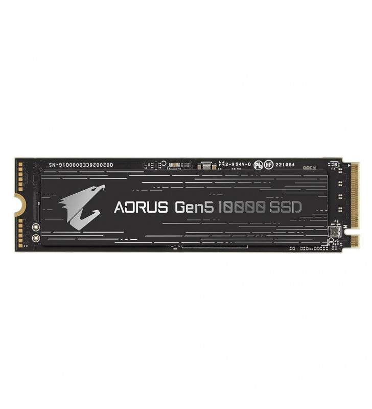 Gigabyte AORUS Gen5 10000 M.2 2000 Giga Bites PCI Express 5.0 3D TLC NAND NVMe