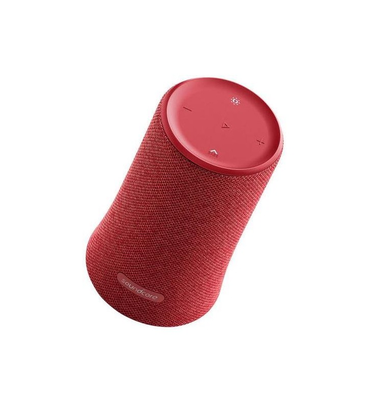 Boxa portabila wireless bluetooth anker soundcore flare 360 cu lumini led red