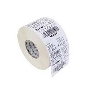 Label, paper, 76x51mm thermal transfer, z-select 2000t, coated, permanent adhesive, 25mm core, perforation