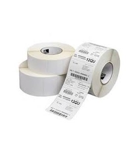 Label, paper, 102x102mm direct thermal, z-select 2000d, coated, permanent adhesive, 25mm core, perforation