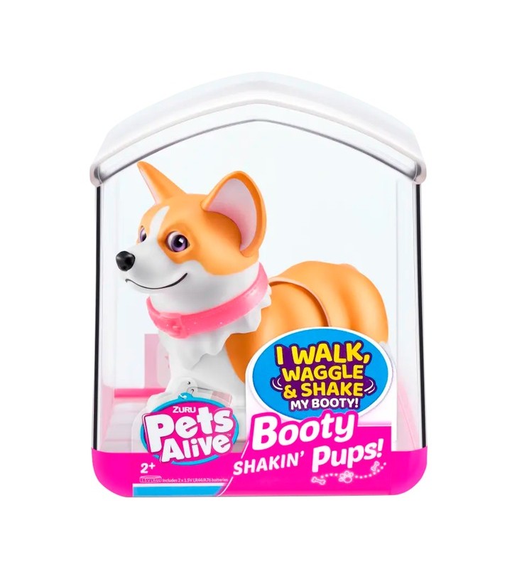 ZURU Pets Alive Booty Shaking Pups - pug, jucărie drăgălaș