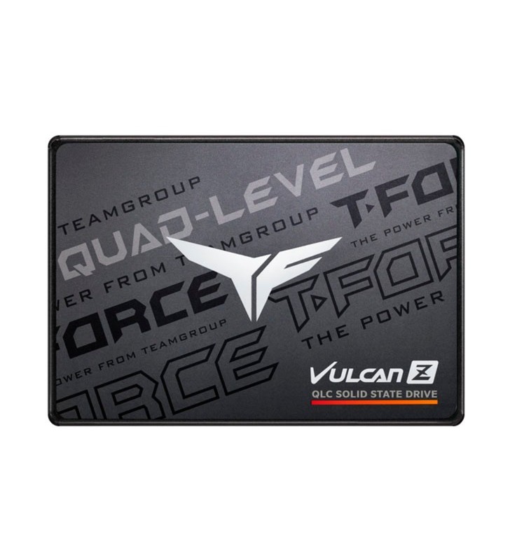 Team Group VULCAN Z QLC 4TB, SSD (negru/gri, SATA 6 Gb/s, 2,5")