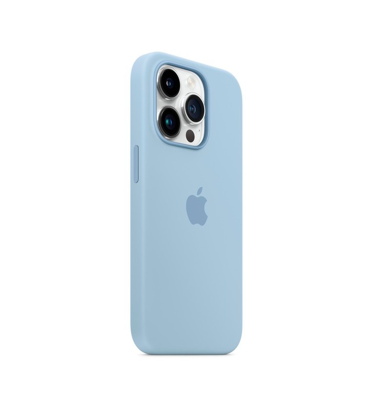 Husă din silicon Apple cu MagSafe, husă pentru telefon mobil (albastru deschis, cer, iPhone 14 Pro)