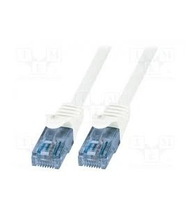 Logilink cp3061u logilink - patch cable cat.6a 10ge home u/utp econline white 3,00m