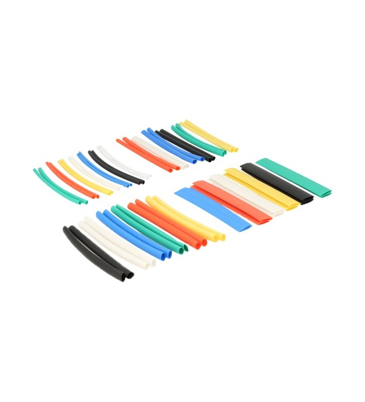 Set tuburi termocontractibile DeLOCK colorate 50 buc (multicolor, lungime furtun 100 mm)