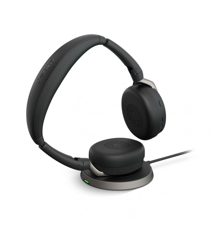 Jabra Evolve2 65 Flex Căști Prin cablu & Wireless Bandă de fixare pe cap Birou/Call center Bluetooth Negru