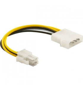 Conector DeLOCK Power 4P St.-P4 pin, cablu