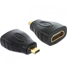 Adaptor DeLOCK mufa micro HDMI-D - mufa A (negru)