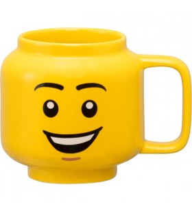 Cană din ceramică LEGO Room Copenhagen Happy Boy, mică (galben)