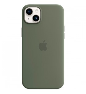 Husă din silicon Apple cu MagSafe, husă pentru telefon mobil (verde măsline, măsline, iPhone 14 Plus)