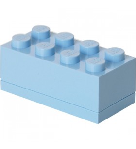 Room Copenhaga LEGO Mini Box 8 albastru regal deschis, cutie de prânz (albastru)