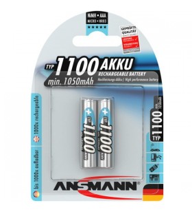 Ansmann 1100mAh NiMh Professional, baterie reîncărcabilă (argint)