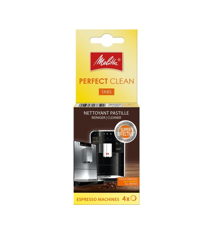 Espresso Melitta PERFECT CLEAN, agent de curățare (4 piese)