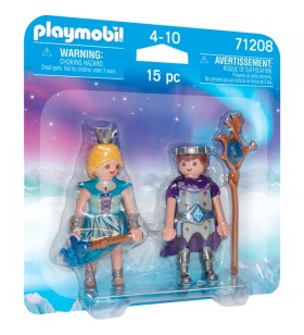 PLAYMOBIL 71208 Jucărie de construcție prințesă de gheață și prinț de gheață DuoPack