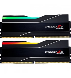G.Skill DIMM 48 GB DDR5-5600 (2x 24 GB) kit dual, memorie (negru, F5-5600J4040D24GX2-T, Trident Z5 NEO RGB, EXPO)