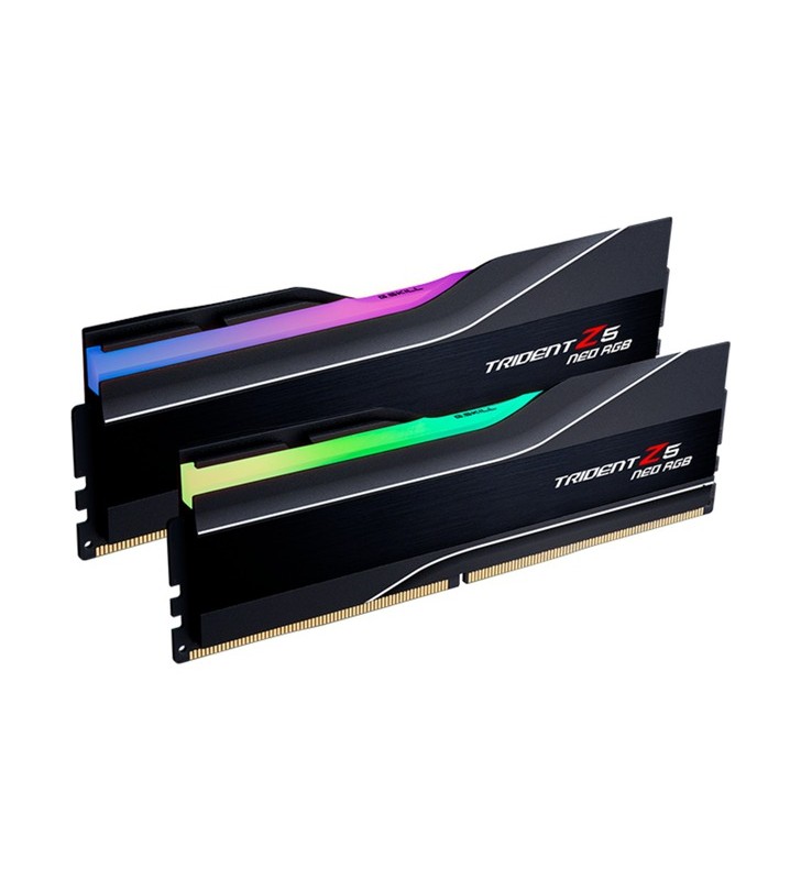 G.Skill DIMM 48 GB DDR5-5600 (2x 24 GB) kit dual, memorie (negru, F5-5600J4040D24GX2-T, Trident Z5 NEO RGB, EXPO)