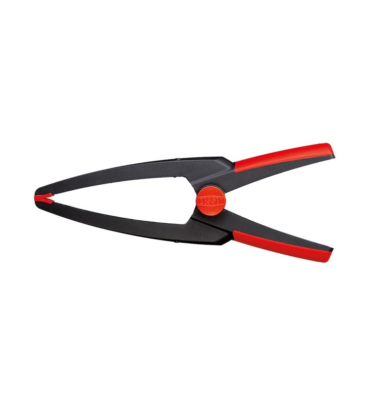 Clemă cu arc BESSEY Clippix XCL5 (negru/roșu, 70 / 110, brațe de prindere lungi, ascuțite)