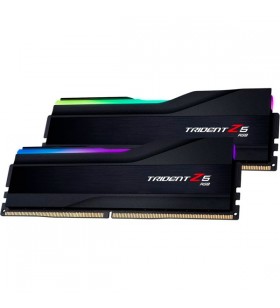 G.Skill DIMM 48 GB DDR5-6400 (2x 24 GB) kit dual, memorie (negru, F5-6400J4048F24GX2-T, Trident Z5 RGB, XMP)