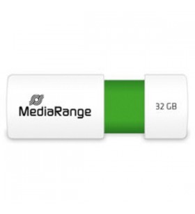 MediaRange Color Edition 32 GB, stick USB (alb/verde, USB-A 2.0)