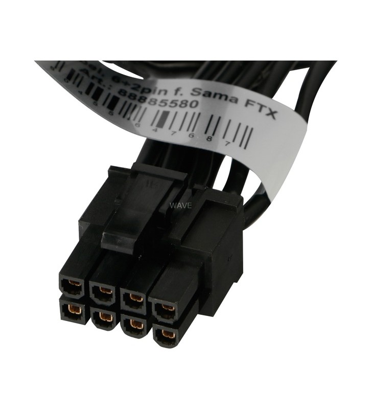 Cablu Inter-Tech PCIe-6+2 pini, pentru alimentare SAMA FTX