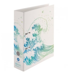 Herlitz maX.file A4 8cm GREENline wave, folder (crem, 8 cm, A4)