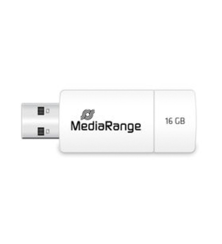 MediaRange Color Edition 16 GB, stick USB (alb/galben, USB-A 2.0)