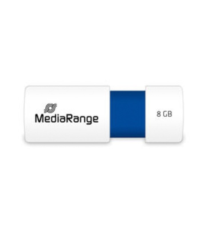 MediaRange Color Edition 8 GB, stick USB (alb/albastru, USB-A 2.0)