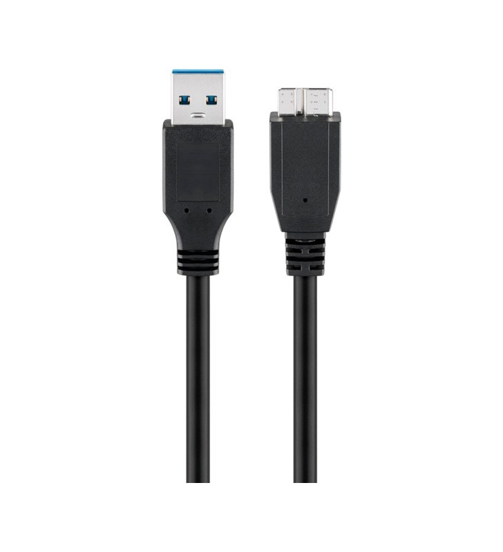 cablu goobay USB 3.2 Gen 1, mufă USB-A  mufă micro USB (tip B)