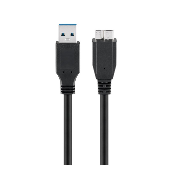 cablu goobay USB 3.2 Gen 1, mufă USB A  mufă micro USB (tip B)