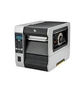 Tt printer zt620 6", 203 dpi, euro and uk cord, serial, usb, gigabit ethernet, bluetooth 4.0, usb host, tear, color, zpl