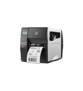 Dt printer zt230 203 dpi, euro and uk cord, serial, usb, liner take up w/ peel