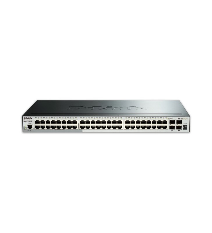 D-Link DGS-1510-52X switch-uri Gestionate L3 Gigabit Ethernet (10/100/1000) 1U Negru
