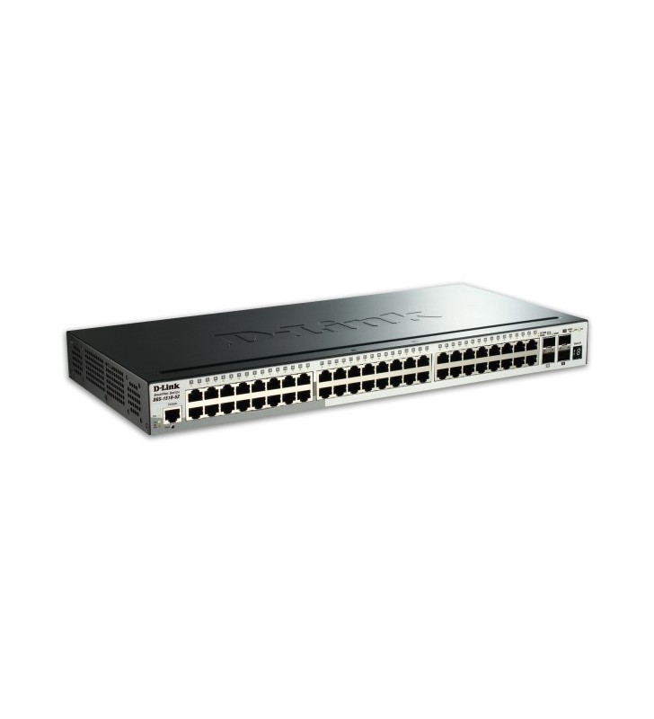 D-Link DGS-1510-52X switch-uri Gestionate L3 Gigabit Ethernet (10/100/1000) 1U Negru