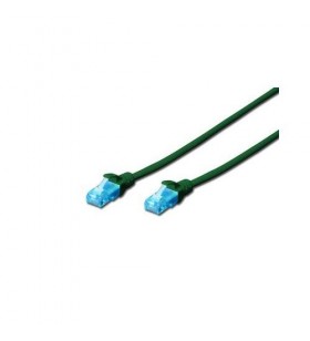Digitus cat5e u-utp patch cable/pvc awg 26/7 length 0.5m blue