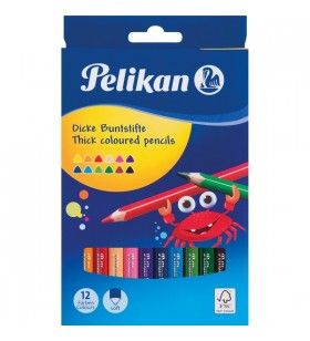 Creioane colorate Pelikan D12D, set