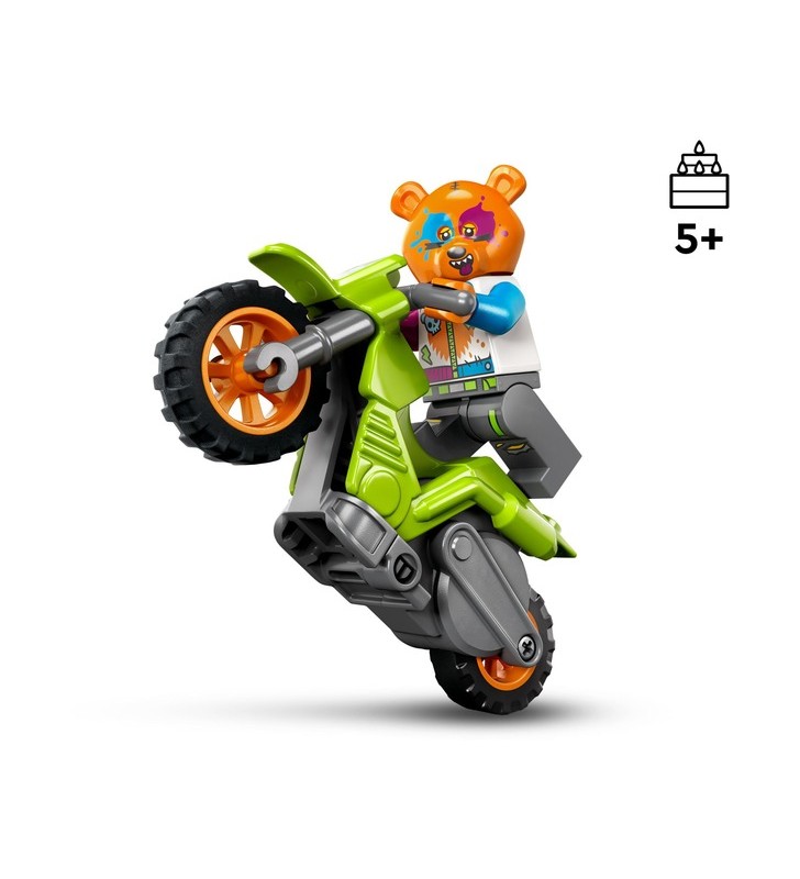 LEGO 60356 City Bear Jucărie de construcție cu bicicletă cascadorie