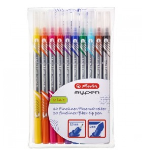 Pix cu fibre Herlitz fineliner my.pen, pen (10s)
